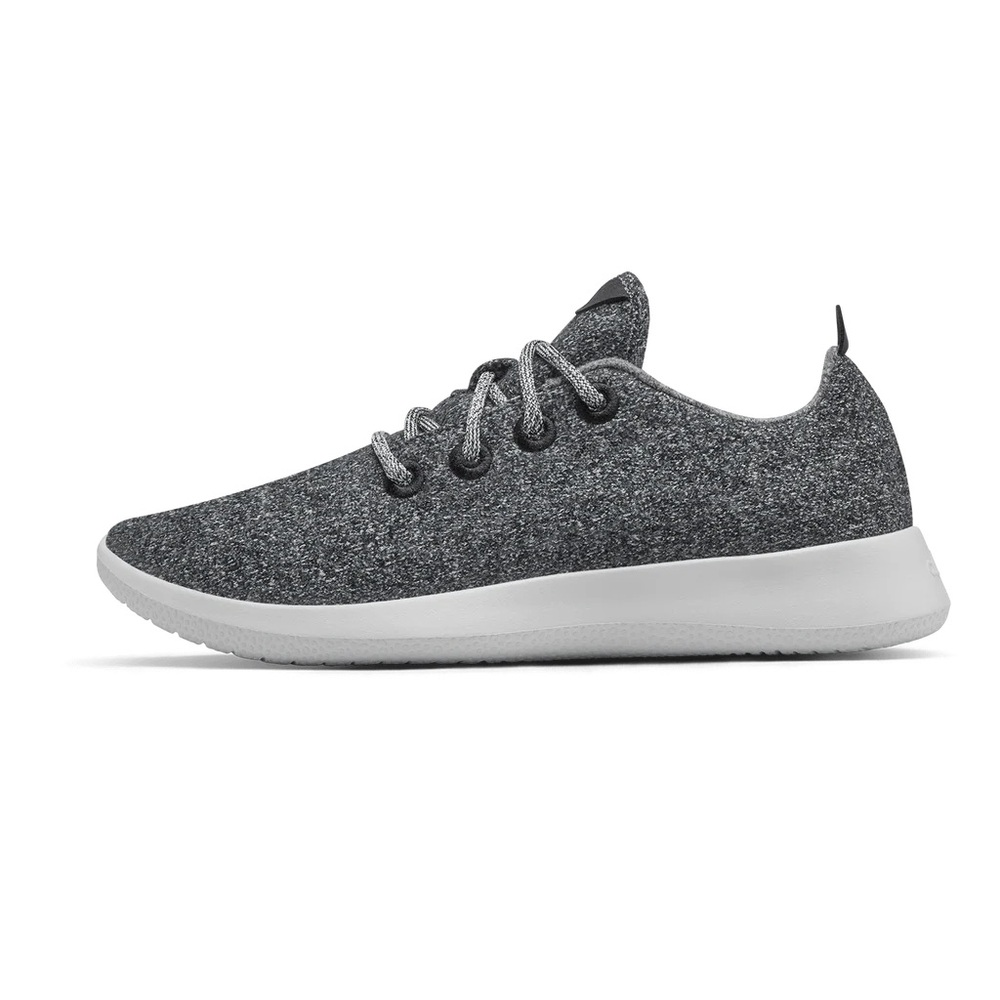 Allbirds Men’s Wool Runners Sneaker | Charcoal Heather | Size 10